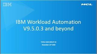 IBM Workload Scheduler V95 Fix Pack 3 and Beyond [upl. by Rattan]