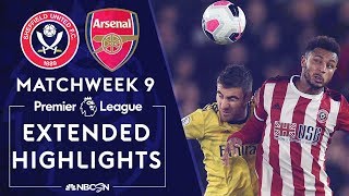 Sheffield United v Arsenal  PREMIER LEAGUE HIGHLIGHTS  102119  NBC Sports [upl. by Assirek661]