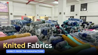 KNITED FABRIC MANUFACTURER  HOSIERY FABRIC WHOLESALE MARKET [upl. by Ojillib]