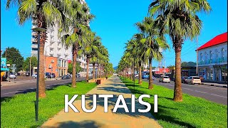 Kutaisi Georgia walking tour 4K  Summer 2023 [upl. by Annaujat]