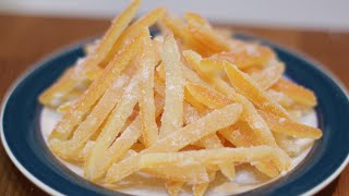 How to Make Candied Orange Peel  Easy Candied Citrus Peel Recipe [upl. by Zalea507]