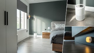 Modern Minimalistic Smart Bedroom ft Ikea Pax  Creating My Perfect Sleep [upl. by Ulrikaumeko]