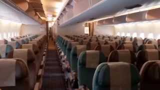 Singapore Airlines A380 cabin walkthrough  main deck [upl. by Brandise]