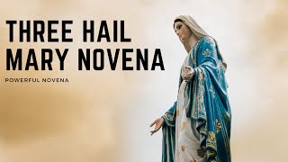 Three Hail Mary Novena  Powerful Novena [upl. by Lenod]