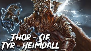 Thor Sif Tyr y Heimdall  Los Dioses Nórdicos  Mitología Nórdica Parte 23  Mira la Historia [upl. by Neda]