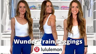 LULULEMON WUNDER TRAIN LEGGING REVIEW  Best leggings ever [upl. by Eirod]