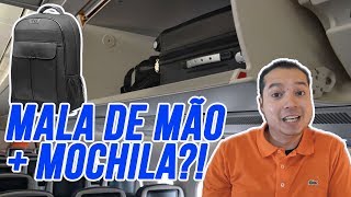 POSSO LEVAR UMA MALA DE MAO E UMA MOCHILA NO AVIAO APRENDA A ECONOMIZAR NOVO [upl. by Nelag253]