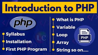 Introduction to PHP  Learn Coding [upl. by Chlores]