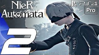 Nier Automata  Gameplay Walkthrough Part 2  City Ruins amp Desert Zone PS4 PRO [upl. by Jarin]