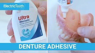 How to use denture adhesive [upl. by Eileme446]