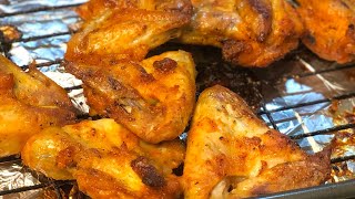 Crispy Oven Baked Chicken Wings Recipe  Baked Chicken Recipe [upl. by Hubert]