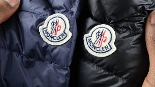 Real vs Replica Moncler HOW TO SPOT A FAKE MONCLER JACKET [upl. by Modeerf]