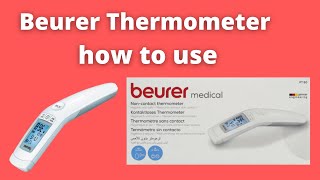 Beurer thermometer how to use Beurer Thermometer FT90 [upl. by Irena]