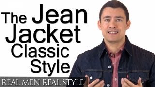 How To Buy A Jean Jacket  Mans Guide To Denim Jackets  Levis Trucker Jacket  Wrangler Denim Coat [upl. by Odnuges909]