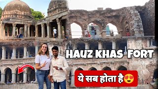 Hauz khas Village DelhiHauz Khas Fort [upl. by Salis]