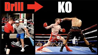 Canelo Alvarez  Crazy Drills That Became KOs  Breakdown [upl. by Hsekin435]