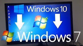 Downgrading from Windows 10 to Windows 7 On my PC Actual Hardware [upl. by Gorlicki980]