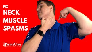 How to Treat Neck Spasms in 1 MINUTE [upl. by Seta]