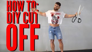 How To DIY crop top amp cutoff denim [upl. by Wilhelm]