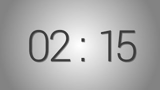 2 Minutes and 15 seconds countdown Timer  Beep at the end  Simple Timer two min fifteen sec [upl. by Littlejohn]