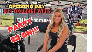 OPENING DAY DAYTONA BIKE WEEK 2025 [upl. by Adnilev884]