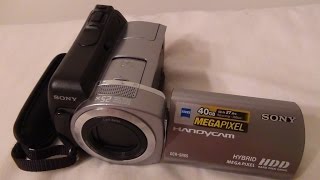 2008 Sony Handycam DCR SR65 Review And Test [upl. by Amiaj49]