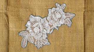 How to Sew on Lace Applique [upl. by Nasah322]