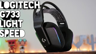 Logitech G733 review unboxing and RGB lighting fun [upl. by Eltsirk]