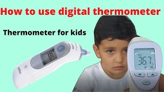 How to use digital thermometer [upl. by Yajet]