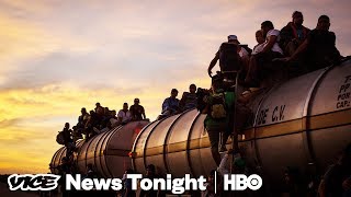 Walking to America with the Migrant Caravan  VICE News Tonight Special Report HBO [upl. by Meyer119]