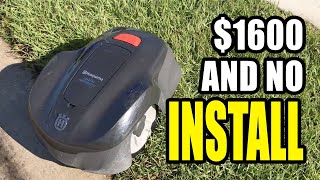 Husqvarna Automower 115H Robotic Lawn Mower Review [upl. by Horatio917]