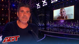 Simon Cowell Breaks Down in TEARS as Nightbirde Returns to Americas Got Talent Live Result Show [upl. by Nirot]