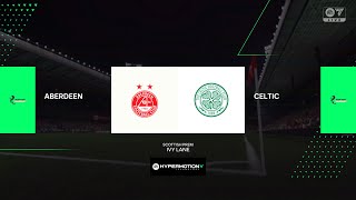 Aberdeen vs Celtic 04122024 Scottish Premiership FC 25 [upl. by Aronal647]