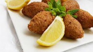 How to Make Easy Tasty Beef Kibbeh Arabic Dish Easy Steps [upl. by Wattenberg]