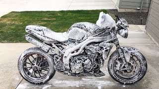 How to SUPER Clean Your Motorcycle Full Tutorial [upl. by Card]