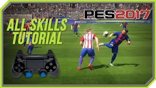 PES 2017 All Tricks and Skills Tutorial PS4 PS3 [upl. by Ttevi263]