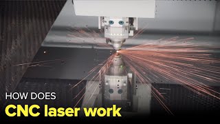 How does the CNC Fiber laser cutting machine work  Factories [upl. by Nitsirk]