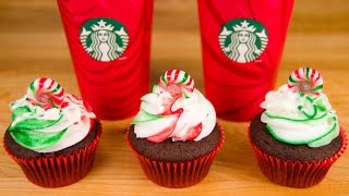 Starbucks Peppermint Mocha Cupcakes from Cookies Cupcakes and Cardio [upl. by Esereht]