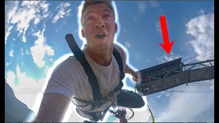 INCREDIBLE Bungee Jump Nepal First Time [upl. by Bethena]