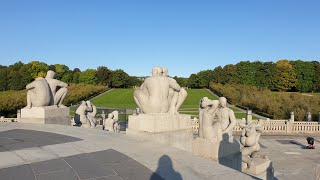 Frogner Park  Vigeland Sculpture Park Oslo Norway [upl. by Solly]