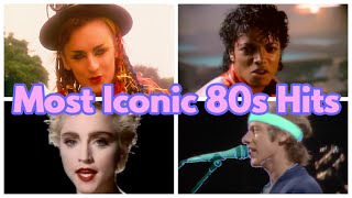 The 100 most iconic songs of the 80s New Version [upl. by Annaiel]