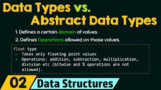 Data Types vs Abstract Data Types [upl. by Eupheemia]