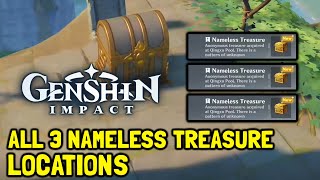 Genshin Impact All 3 Nameless Treasure Locations amp Where To Trade Them In [upl. by Ivon]