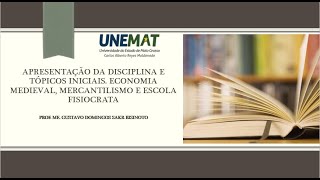 Aula 1  Economia Política  Introdução [upl. by Akenom359]