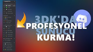 3 DKDA PROFESYONEL DİSCORD SUNUCUSU KURMA 2021 [upl. by Anibas]