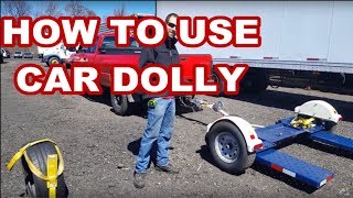 HOW TO USE MASTER TOW CAR DOLLY mastertow 80THD instructions [upl. by Tteraj]