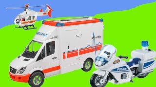 Rescue vehicles 🚚🚑🚒  Krankenwagen Polizei und Hubschrauber im Einsatz [upl. by Cutter751]