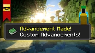 Custom Advancements Tutorial CUSTOM ACHIEVEMENTS BROKEN  Minecraft [upl. by Fulcher]