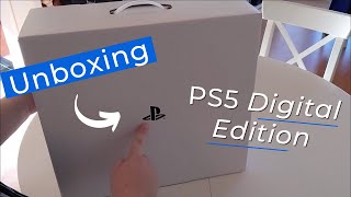 PlayStation 5 Digital Edition Unboxing [upl. by Beichner]