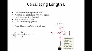 9 Michelson Interferometer [upl. by Jacquetta]